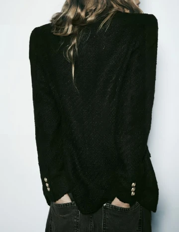 Sacou Zara, negru Negru