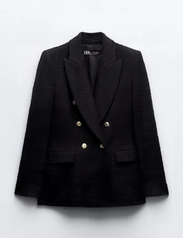 Sacou Zara, negru Negru