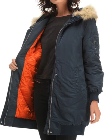 Geaca Zara, bleumarin Albastru