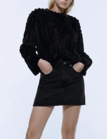 Bluza Zara, negru Negru