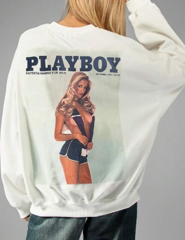 Bluza Oversize Missguided, alb