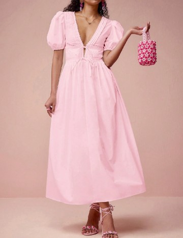 
						Rochie lunga SHEIN, roz