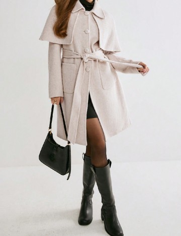 
						Palton SHEIN, roz deschis