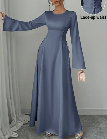 Rochie lunga SHEIN, albastru Albastru