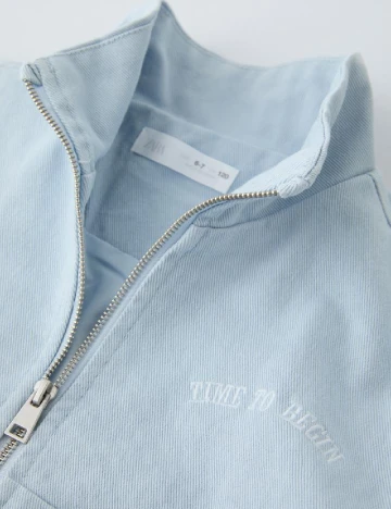 Jacheta Zara, bleu Albastru