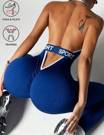 Salopeta SHEIN, albastru