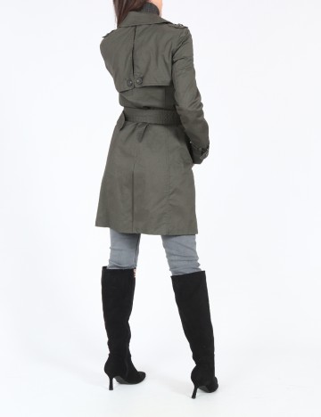 Trench Zara, gri inchis