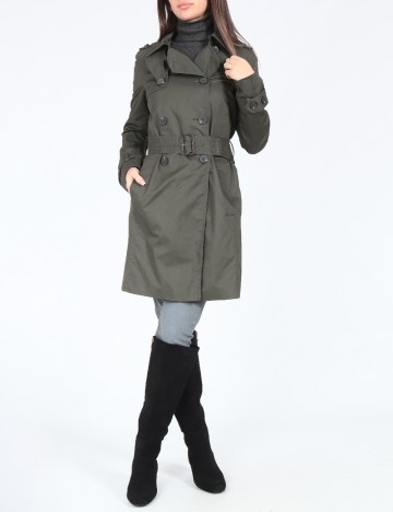 Trench Zara, gri inchis