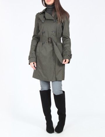 Trench Zara, gri inchis