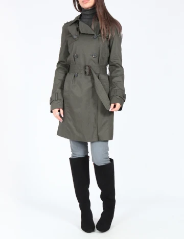 Trench Zara, gri inchis Gri