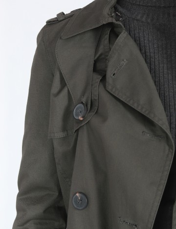 Trench Zara, gri inchis