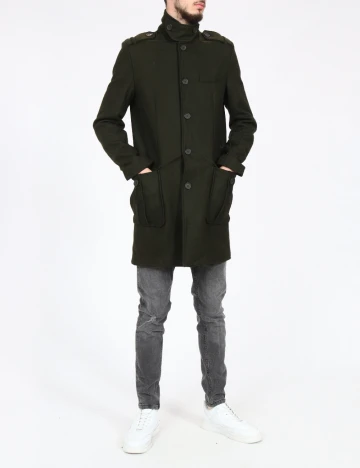 Palton Zara, verde Verde