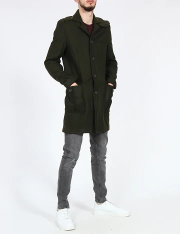 Palton Zara, verde Verde