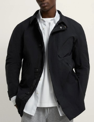 Jacheta pentru motociclisti Zara, negru