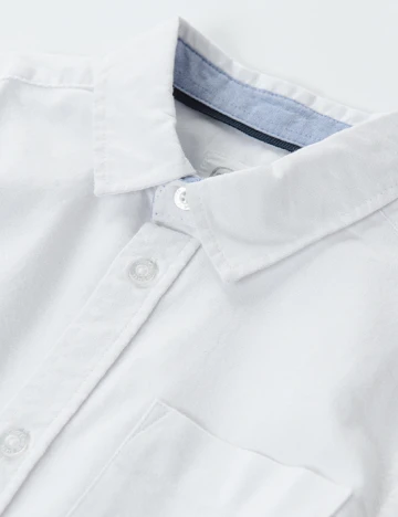 Camasa Cool Club, alb Alb