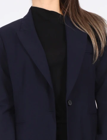 Sacou Zara, bleumarin Albastru