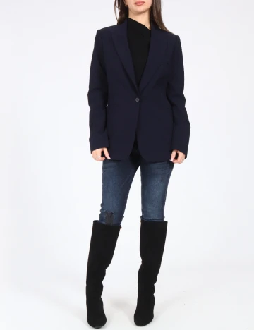 Sacou Zara, bleumarin Albastru