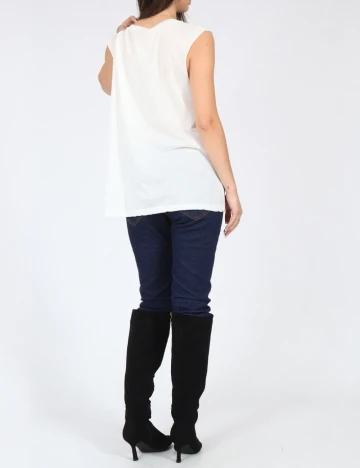 Maiou Pull&Bear, alb Alb