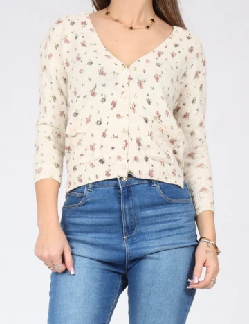 Cardigan Zara, bej Crem