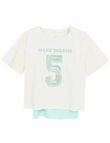 Set tricou si maiou Cool Club, mix culori Mix culori