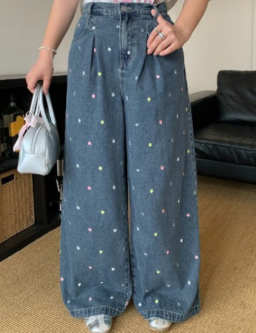 
						Blugi SHEIN CURVE, albastru