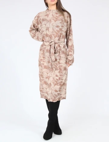 Rochie medie Zara, maro Maro