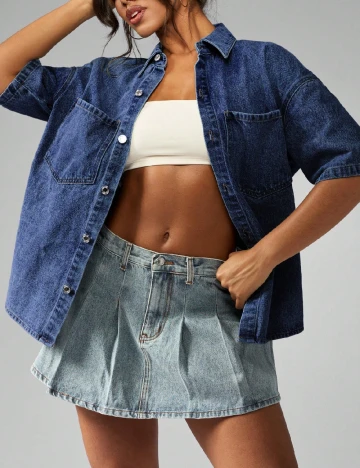 Jacheta Missguided, bleumarin Albastru