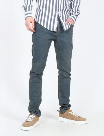 Blugi Pull&Bear, albastru Albastru