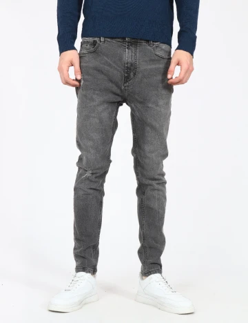 Blugi Pull&Bear, gri Gri