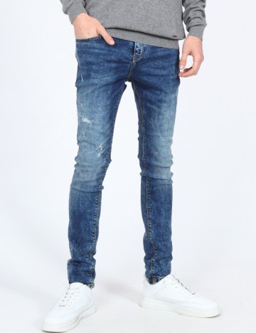 
						Blugi Pull&Bear, albastru