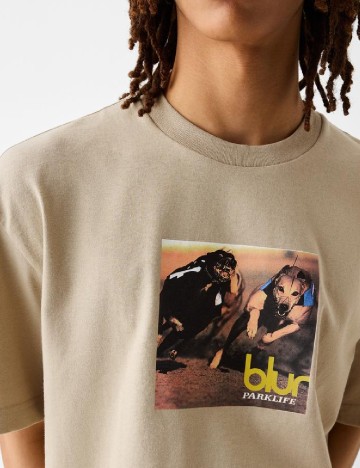 Tricou Bershka, maro deschis