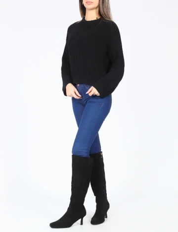 Bluza Bershka, negru Negru