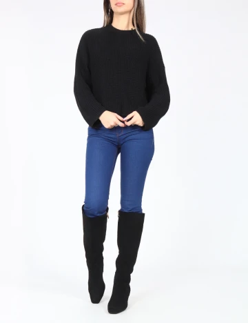 Bluza Bershka, negru Negru