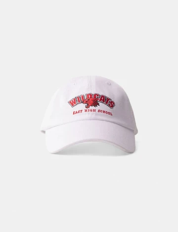 Sapca Bershka, alb Alb