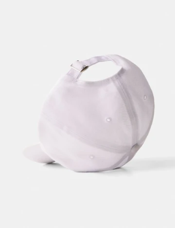 Sapca Bershka, alb Alb