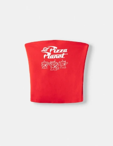 Top Bershka, rosu Rosu