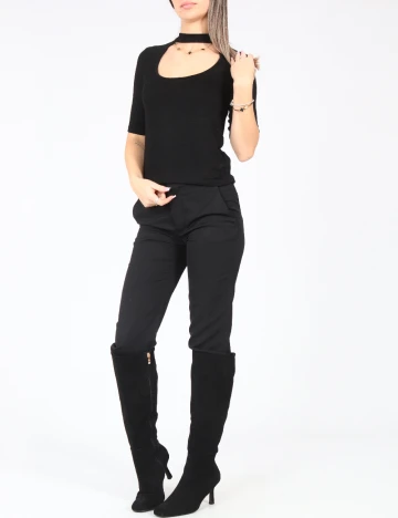 Bluza Bershka, negru Negru