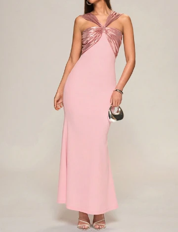 Rochie lunga SHEIN, roz Roz