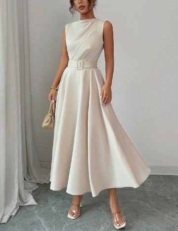 
						Rochie medie SHEIN, bej