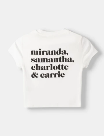 Top Bershka, alb Alb