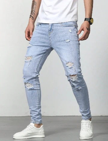 Blugi SHEIN, albastru Albastru