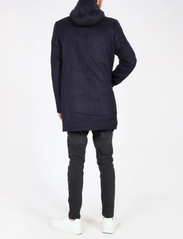 Palton Zara, bleumarin Albastru