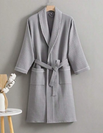 
						Halat de baie SHEIN, gri