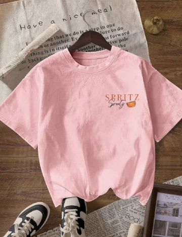 Tricou SHEIN, roz Roz