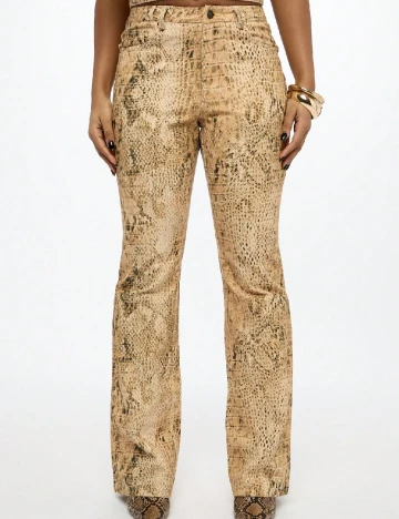 Pantaloni SUMWON, maro deschis Maro