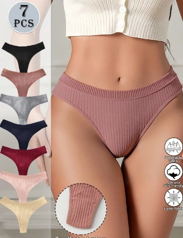 Set chiloti 7 bucati SHEIN, mix culori Mix culori