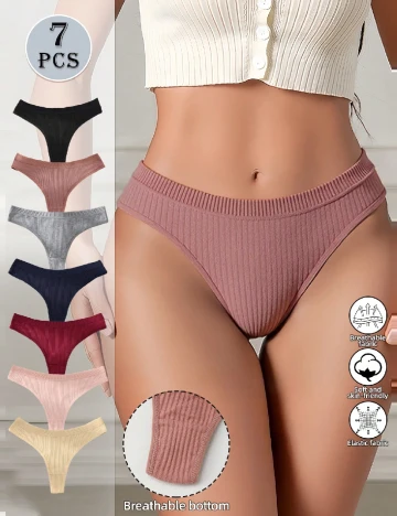 Set chiloti 7 bucati SHEIN, mix culori Mix culori