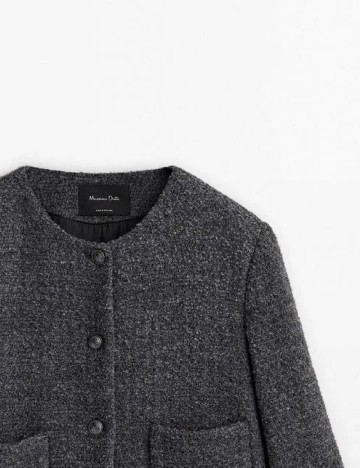 Jacheta Massimo Dutti, gri