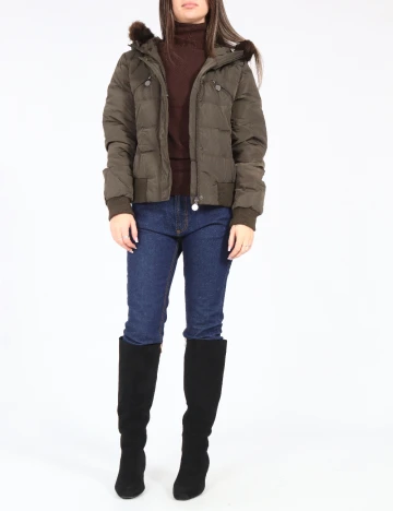 Geaca Zara, verde Verde