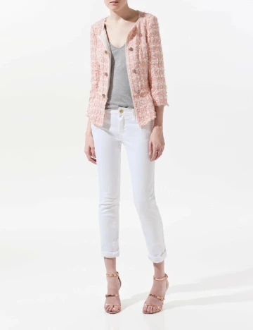 Blazer Zara, roz Roz